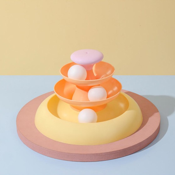 Self-Entertaining Rolling Ball Cat Toy