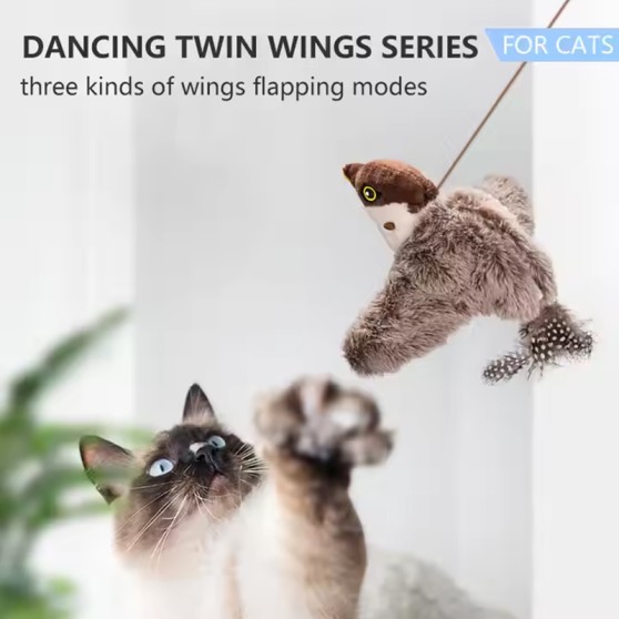Plush Realistic Bird Pet Toy