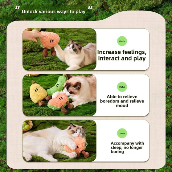 Watermelon Fruit Series Squeaky Toys