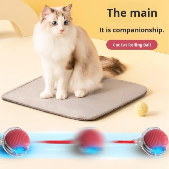 Smart Automatic Rolling Cat Toy