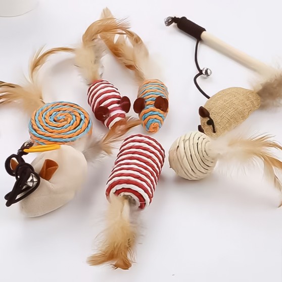 Lightweight Bite-Resistant Interactive Mouse Toy Lightweight Bite-Resistant Interactive Mouse Toy