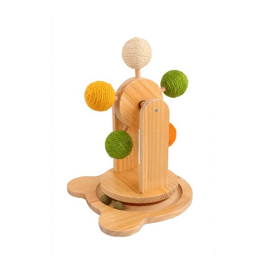 Wooden Ferris Wheel Ball Track Toy