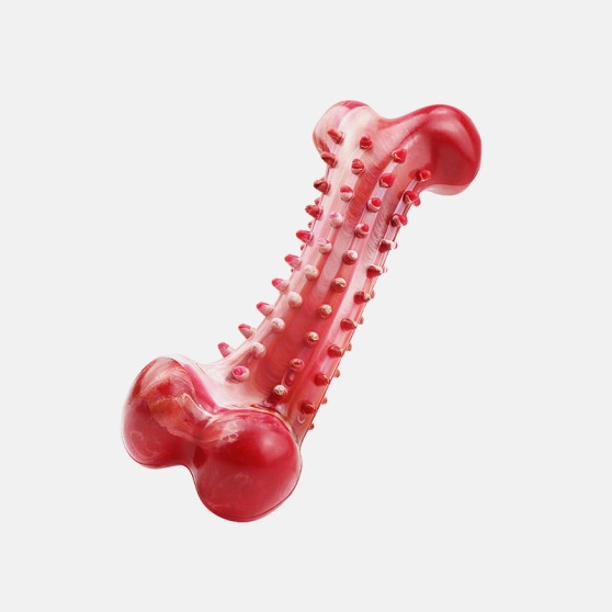 Durable Rubber Dog Bone Chew Toy