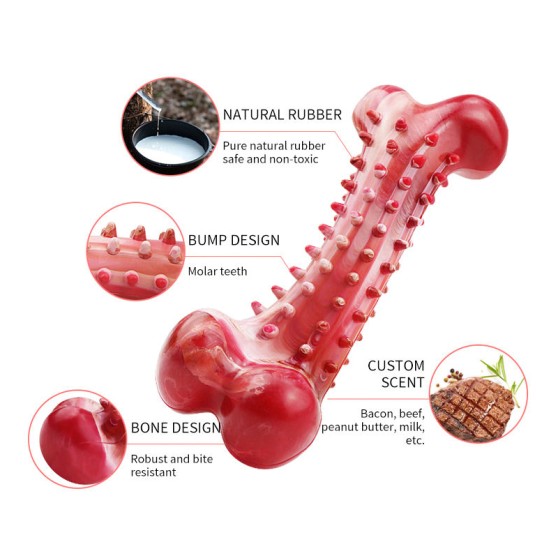 Durable Rubber Dog Bone Chew Toy Durable Rubber Dog Bone Chew Toy