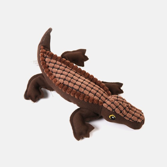 Corduroy Crocodile Squeaky Toy