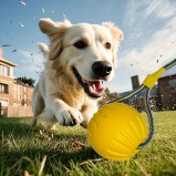 Interactive Natural Rubber Toy Ball