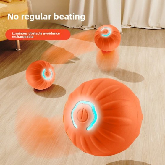 Plastic Gravity-Bouncing Interactive Pet Toy