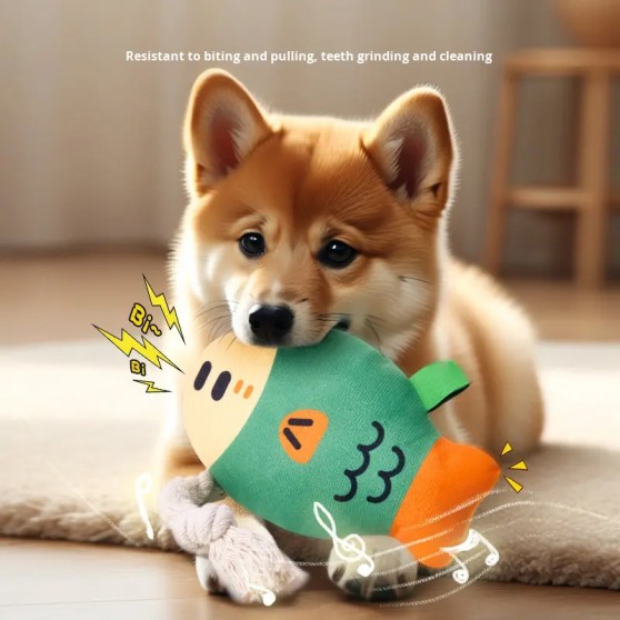 Cartoon-Style Realistic Floating Fish Pet Toy Cartoon-Style Realistic Floating Fish Pet Toy