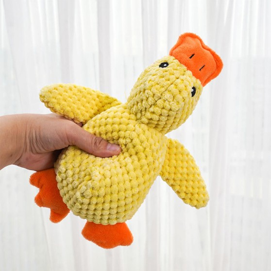 Duck-Shaped Cartoon Squeaky Dog Toy Duck-Shaped Cartoon Squeaky Dog Toy