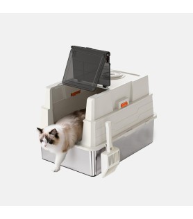 Easy-to-Clean Odor-Free Cat Litter Box