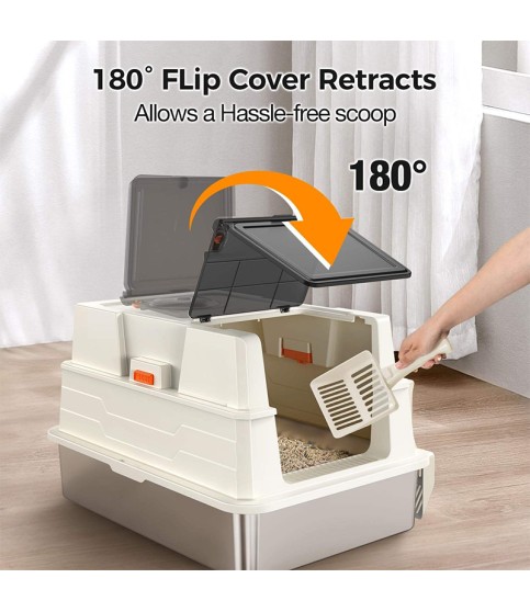 Easy-to-Clean Odor-Free Cat Litter Box Easy-to-Clean Odor-Free Cat Litter Box