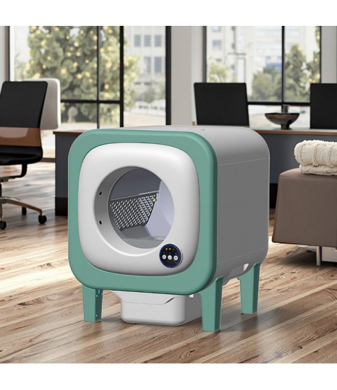 65L Large-Capacity Smart Cat Litter Box with App Control