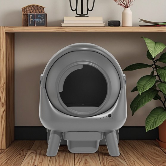 65L Fully Enclosed Splash-Proof Cat Litter Box