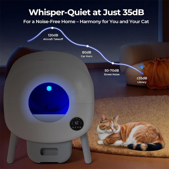 Extra-Large Self-Cleaning Cat Litter Box Extra-Large Self-Cleaning Cat Litter Box