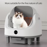Self-Cleaning ABS Cat Litter Box