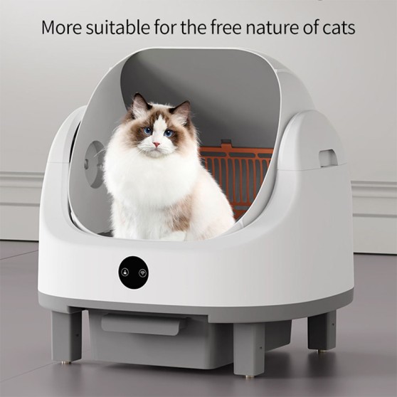 Self-Cleaning ABS Cat Litter Box