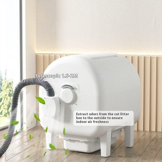 Automatic Self-Scooping Smart Cat Litter Box with Wi-Fi Automatic Self-Scooping Smart Cat Litter Box with Wi-Fi
