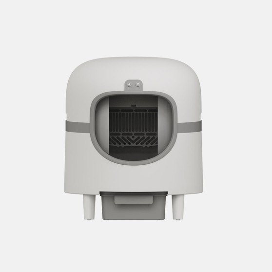 Smart Cat Litter Box with Timed Quantitative and Odor-Eliminating Functions