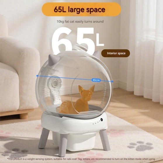 App-Controlled Odor-Eliminating and Safe Cat Litter Box