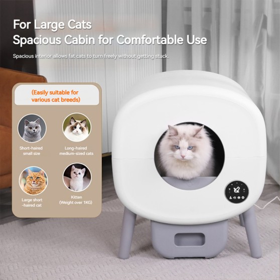 New Eco-friendly Automatic Cat Litter Box New Eco-friendly Automatic Cat Litter Box