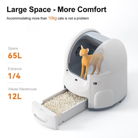 65L One-Touch Self-Cleaning Cat Litter Box 65L One-Touch Self-Cleaning Cat Litter Box