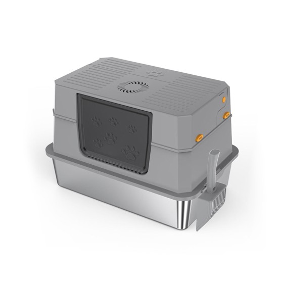 Stainless Steel Anti-Splash Cat Litter Box Stainless Steel Anti-Splash Cat Litter Box