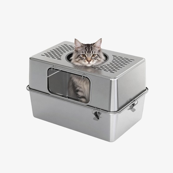 High-Sided Non-Slip Detachable Cat Litter Box High-Sided Non-Slip Detachable Cat Litter Box