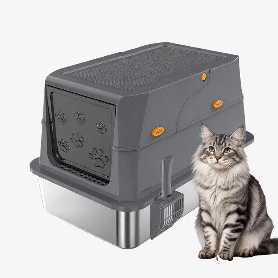 Detachable Rectangular Stainless Steel Cat Litter Box Detachable Rectangular Stainless Steel Cat Litter Box