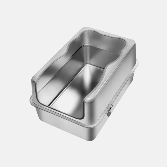 65L High-Sided Rust-Resistant Easy-to-Clean Cat Litter Box