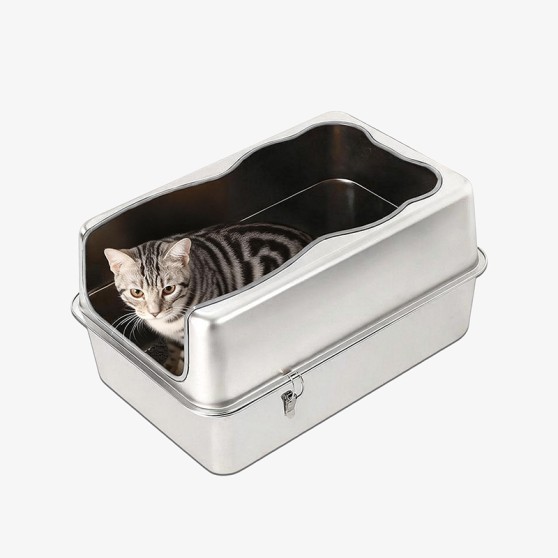 65L High-Sided Rust-Resistant Easy-to-Clean Cat Litter Box 65L High-Sided Rust-Resistant Easy-to-Clean Cat Litter Box