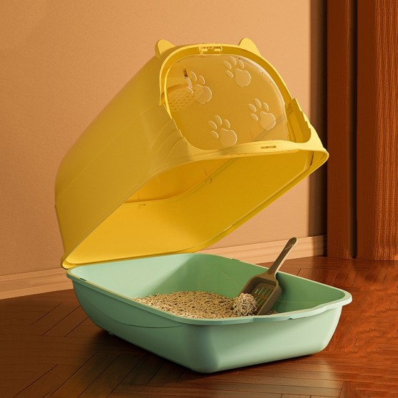 Enclosed Splash-Proof and Odor-Blocking Cat Litter Box Enclosed Splash-Proof and Odor-Blocking Cat Litter Box