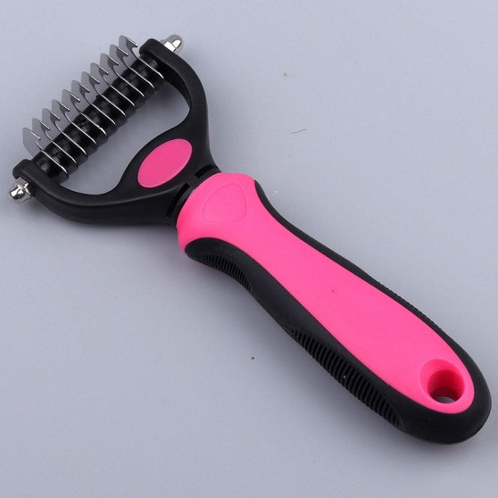 Double-sided pet grooming comb Double-sided pet grooming comb