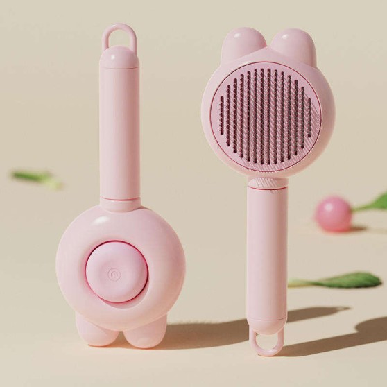 Anti-hair fine-tooth pet comb