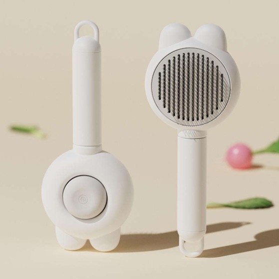 Anti-hair fine-tooth pet comb