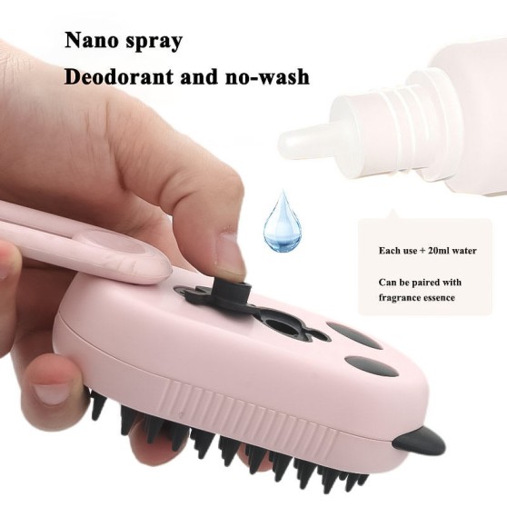 360-degree rotating rechargeable pet comb