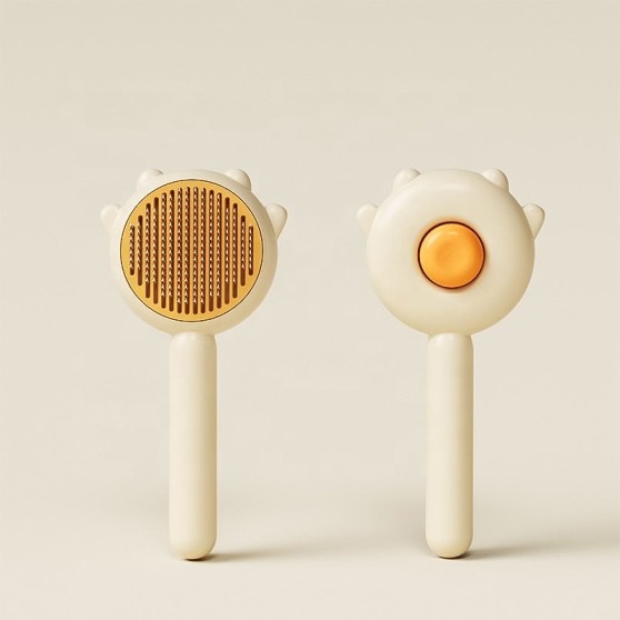 Self-cleaning grooming pet hair removal comb Self-cleaning grooming pet hair removal comb