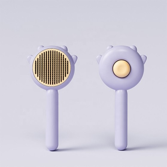 Self-cleaning grooming pet hair removal comb Self-cleaning grooming pet hair removal comb