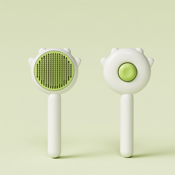 Self-cleaning grooming pet hair removal comb Self-cleaning grooming pet hair removal comb