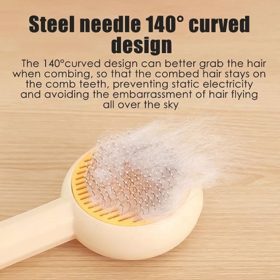 Deep-cleaning durable pet comb Deep-cleaning durable pet comb