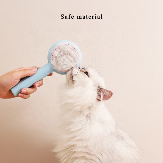 Stainless steel sustainable pet comb for dogs and cats