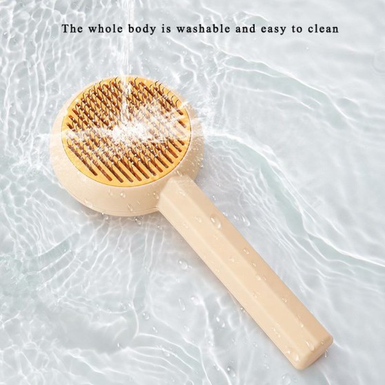 Stainless steel sustainable pet comb for dogs and cats