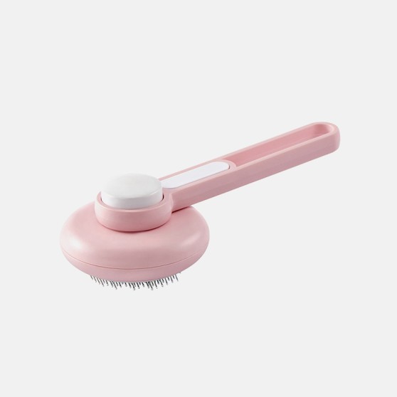 Automatic cleaning short-haired pet comb