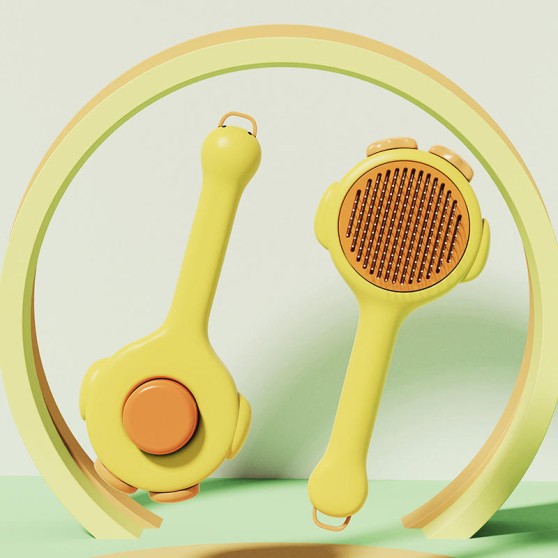 Cute duck-shaped pet grooming comb