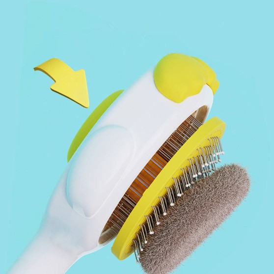 Cute duck-shaped pet grooming comb