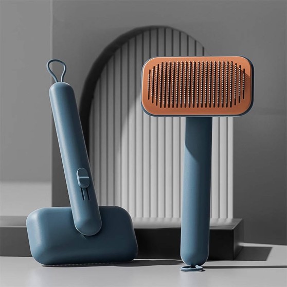 2-in-1 pet comb for removing loose hair and massaging 2-in-1 pet comb for removing loose hair and massaging