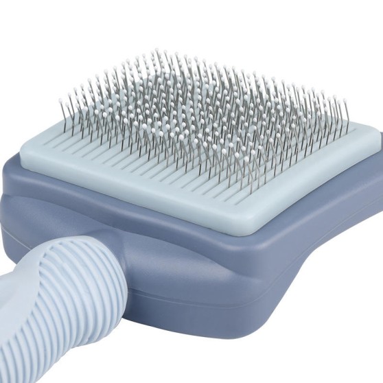 One-click pet grooming comb