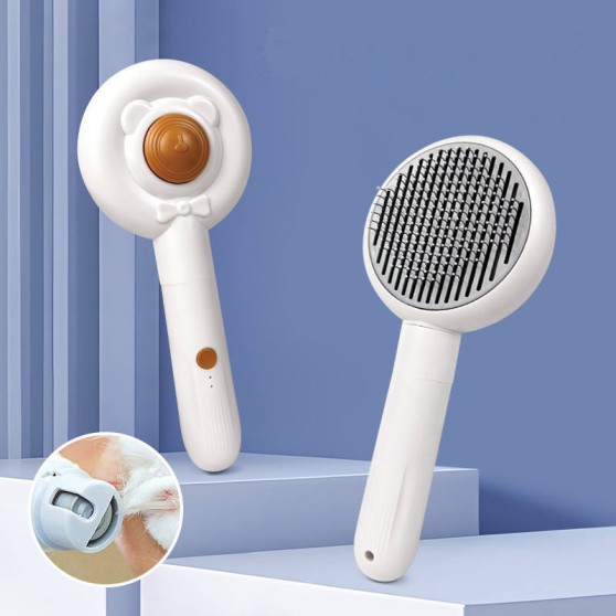 2-in-1 pet comb with LED light 2-in-1 pet comb with LED light