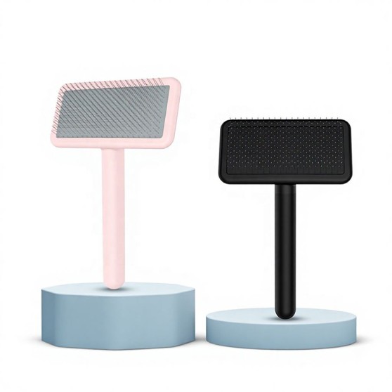 Soft needle tip pet comb that won't hurt skin