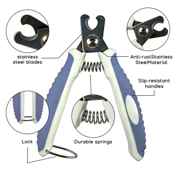 Portable PP Pet Nail Clippers Portable PP Pet Nail Clippers