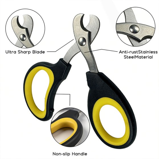Basic Curved-Blade Pet Nail Clippers Basic Curved-Blade Pet Nail Clippers